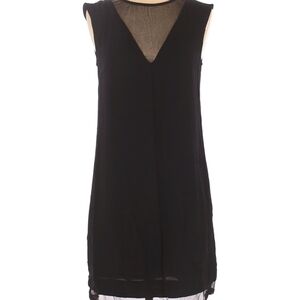 Ella Moss black sheath dress with overlay